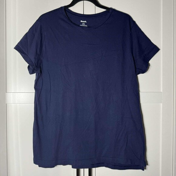 Bench Men's Plain Tee T-shirt Dark Blue XL - Picture 1 of 6